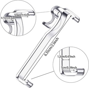 Clips en plastique en gros d'usine Plaine verticale pour échelle de <span class=keywords><strong>fenêtre</strong></span> arquée Stores à corde Clip de cantonnière - Product Image 4