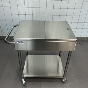 VICTORY KITCHEN Chariot de service en acier inoxydable Chariot à condiments pour restaurant ou mariage Restauration Restauration - Product Image 4
