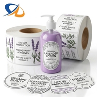 Autocollants personnalisés, logo sur mesure, impression vinyle, boîte cadeau, shampoing pour cils effet fouetté, produits capillaires à marque privée
