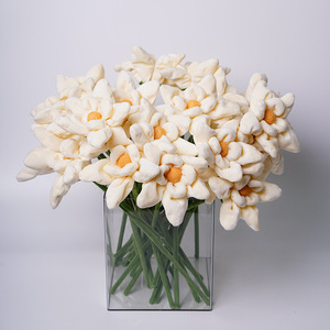 Nouvelle Décoration Florale Artificielle Originale : Bouquet de Chrysanthèmes <span class=keywords><strong>Iris</strong></span> <span class=keywords><strong>Tectorum</strong></span> Américain, Cadeau de Fêtes, Fleur Fraîche Préservée - Product Image 6