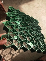 Grilles de gazon en HDPE, tapis de stationnement pour gazon, pavés de gazon pour allées, directement de l'usine