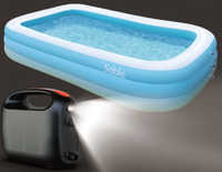 Nouvel Anneau Pivotant Design pour Matelas de Piscine, Bateaux Gonflables, Planches à Pagaie SUP et Pompes à Air