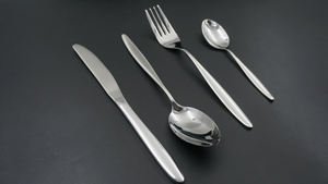 Meilleure vente 4pc 24 pièces haute qualité 304/430 ensembles de vaisselle ensemble de couverts en acier inoxydable hautement polonais - Product Image 5