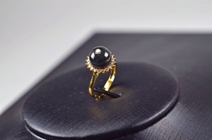 Natural Hetian <strong>Black</strong> <strong>Jade</strong> Round Pendant Inlaid with Ring Face Men and Women's <strong>Jade</strong> Loose <strong>Stone</strong> for Jewelry Inlay - Product Image 5