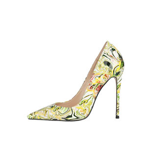 Chaussures à talons hauts pour femmes, style slip-on, en PU verni, formelles, talons aiguilles, sexy, pour le printemps, l'été et l'hiver - Product Image 1