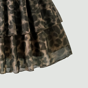 <span class=keywords><strong>Vestito</strong></span> Estivo per Ragazze 2026, Abito Halter Marrone <span class=keywords><strong>Leopardato</strong></span> - Product Image 5
