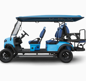 Luxury Steel 4+2 Seater Hunting Buggy Electric Off-Road Lifted <b>Golf</b> Cart 6 Passenger - Product Image 3