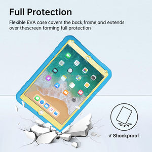 Housse de protection pour tablette HGD Kid antichoc avec poignée et support 9,7 pouces pour iPad Air 2 Air, avec cadre étanche - Product Image 3