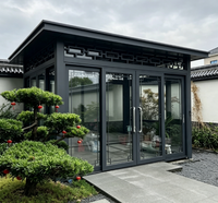 Véranda mobile de luxe en verre et aluminium pour villa, terrasse et espace extérieur – Conception sur mesure, vente en gros directe usine