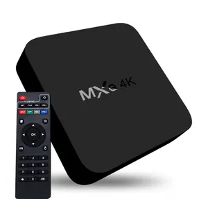 2024 بسعر الجملة مشغل وسائط جديد فائق الدقة 4K RK3229 رباعي النواة KODI اندرويد 7.1 صندوق تلفاز مع جهاز تحكم عن بعد مشغل وسائط فائق الدقة