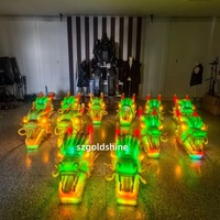 Costume de dragon lumineux à LED pour Halloween Fluorescent Performance Laser Dance Party Decorations Suit