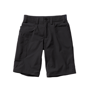Shorts de travail pour hommes en polyester noir, respirants, style cargo, pantalon uniforme, séchage rapide et confortables - Product Image 1