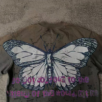T-shirt d'été imprimé Southpole pour couples, ensemble décontracté surdimensionné, streetwear assorti, manches courtes, 300 grammes, style hip-hop
