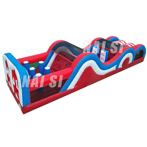 Inflatable trở ngại đua Bouncer khóa học trở ngại tấn công Khóa Học Lễ Hội Thể Thao nhảy trò chơi ngoài trời trò chơi cho người lớn và trẻ em - Product Image 5