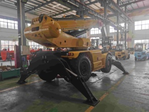 รถยกเทเลสโคปิค 4 ตัน หมุนได้ 360 องศา รุ่น HNTR4015 เครื่องยนต์ขับเคลื่อน 4x4 ความสูงยก 15 เมตร - Product Image 4