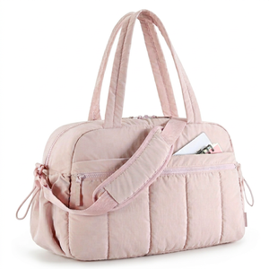 Bolsa Deportiva Casual de Gran Capacidad para Mujer, con Cierre, Resistente al Agua, Material de Nailon, Correa Extraíble para Distancias Cortas - Product Image 1