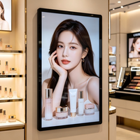 Panneau publicitaire LCD Reachii Star 55 pouces ultra-fin à écran plat, luminosité 500 cd/m², résolution 4K/1080p, montage mural pour intérieur