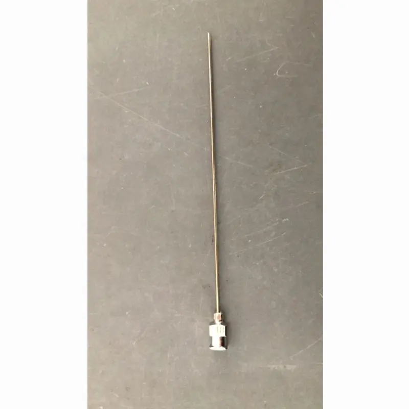 18G 100 millimetri in acciaio inox aghi strumento veterinario siringa in metallo ago per luer adattatore