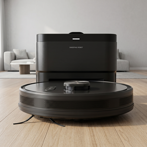 หุ่นยนต์กวาดอัจฉริยะพร้อมฟังก์ชันกวาด ถู และดูดฝุ่นในตัว ทำงานอัตโนมัติเต็มรูปแบบ สำหรับใช้ในบ้าน ดีไซน์บางเฉียบ แรงดูด 3000Pa - Product Image 4