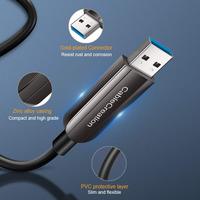 Cable de Extensión USB 3.0 de Fibra Óptica de Alta Velocidad de 5M 10M 20M 30M, Macho a Hembra, para Computadora