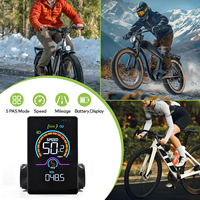 S861 [Haytrix] Pantalla LCD para Bicicleta Eléctrica, Velocímetro para Bicicleta de Carretera, Ordenador de Ciclismo, Accesorios para Bicicletas, Kit de Conversión para Bicicleta
