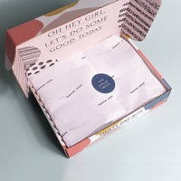 De Papier Ondulé Imprimé personnalisé T-shirt Vêtements Emballage Expédition Boîte Postale