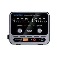 Nouvelle alimentation stabilisée CC réglable MN1504 15V4A à faible consommation avec interrupteur d'encodage pour réglage de la sortie