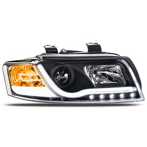 Conjunto de <span class=keywords><strong>Faros</strong></span> Delanteros para <span class=keywords><strong>Audi</strong></span> A4B6, 12V 70W LED, <span class=keywords><strong>Faros</strong></span> de Xenón con Ojo de Ángel, para Modelos <span class=keywords><strong>A4</strong></span> 2001-2004, Modificación - Product Image 3