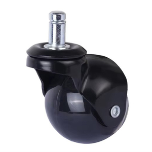 Modern 2.5 Inch 55mm Transparent PP Ball Bearing 360 Degree Swivel Casters Eco Friendly Durable <b>Replacement</b> Chair <b>Wheels</b> - Product Image 1