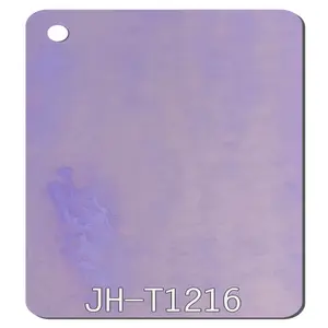 批发2.5毫米紫色实心图案半透明石材4英尺x 8英尺亚克力板，用于轻装饰