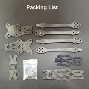 Nouveau kit de cadre APEX HD 7 pouces en fibre de carbone pour quadricoptère longue portée, bras de <span class=keywords><strong>5</strong></span>,<span class=keywords><strong>5</strong></span> mm, 315 mm, pièces DIY, drone de course FPV Freestyle RC, 143 g - Product Image 6