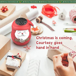 Dễ Thương Santa Claus Mini Loa Không Dây Tốt Nhất Giáng Sinh Quà Tặng Cho Cô Gái Chàng Trai Thanh Thiếu Niên Phụ Nữ Người Đàn Ông Bạn Bè Âm Nhạc Máy Nghe Nhạc Cho Máy Tính Sử Dụng - Product Image 2