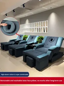 Fauteuil inclinable électrique pour thérapie aquatique, spa pour les pieds, canapé-<span class=keywords><strong>lit</strong></span> pour salon <span class=keywords><strong>de</strong></span> pédicure, mobilier <span class=keywords><strong>de</strong></span> salon commercial - Product Image 3