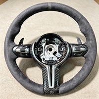 Volant en Alcantara pour BMW M3 M5 F01 F10 F20 F22 F25 F30 F31 F32 F33 F34 F36 E70 E81 E82 E90 E91 E92 F15