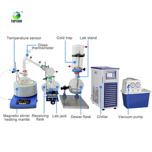 Les systèmes de distillation à court trajet de condenseur vertical de laboratoire de distillation à court trajet économisent 30 espaces de banc dans des laboratoires bondés - Product Image 3