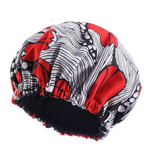Bonnets doublés en Satin Extra, chapeau Turban, <span class=keywords><strong>chimio</strong></span>, pour enfants, motifs africains, personnalisés, pour <span class=keywords><strong>nuit</strong></span>, nouveauté - Product Image 2