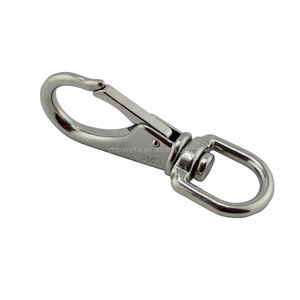 Acier inoxydable de qualité marine 316 360 °   Mousqueton pivotant rotatif pour laisse de chien et fixation de quai de bateau - Product Image 5