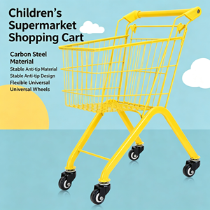 340L Large Capacity Rolling Grocery <b>Cart</b> Supermarket Heavy Duty Wire Mesh Silent Swivel <b>Wheel</b> Retail Store Use Use Set Kit - Product Image 5