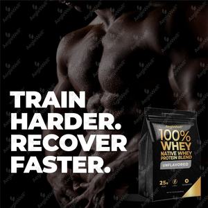 AegleWell Private Label 100% Whey <strong>Protein</strong> <strong>Powder</strong> <strong>Unflavoured</strong> Hydrolyzed <strong>Protein</strong> <strong>Powder</strong> 2 Lb, 25 g of <strong>Protein</strong> Blend - Product Image 6