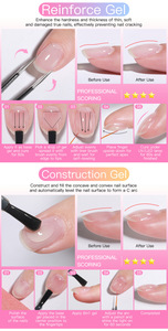 Esmalte de Uñas en Gel 8 en 1, 15ml, Capa Base, Reforzador, Pegamento para Extensión de Uñas con Piedras, Barniz, Herramienta para Manicura Profesional - Product Image 5