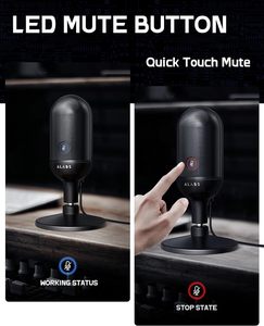 <span class=keywords><strong>2025</strong></span> New Arrival Alabs Sắt Mini 96Khz 24Bit Cardioid USB Condenser Microphone Cho Chơi Game Live Streaming Podcasting - Product Image 2