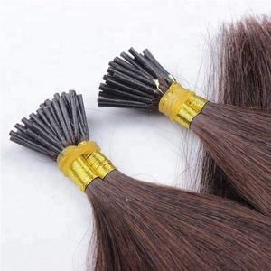Extensiones de Cabello Humano Indio Pre-Adheridas con Punta en I, Color Marrón 2019, Hechas a Medida, 2 Gramos por Tira, de 10 a 30 Pulgadas - Product Image 6