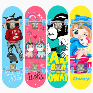 สเก็ตบอร์ด Like The Wind Cruiser รุ่น 3108 แฟลชมะเฟืองเมเปิ้ล ป้องกันการลื่นไถล สำหรับเด็ก พร้อมล้อ PVC ดีไซน์ทันสมัย - Product Image 6