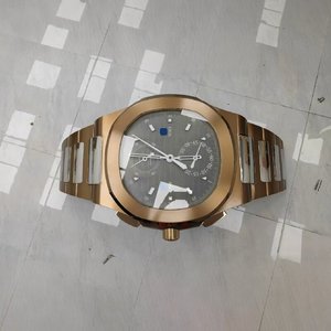 Bàn trà inox cao cấp phong cách Ý, mặt kính cường lực, thiết kế sang trọng, kiểu dáng máy móc vòng tròn, phù hợp biệt thự. - Product Image 4