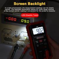 Multimètre numérique intelligent portable à bas prix, testeur intelligent pour instruments électriques, voltmètre haute tension