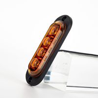 Systèmes d'éclairage automobile, 4 feux de position latéraux à LED pour camions, feux de remorque 12-24V, feux à LED pour voiture, feux de camion universels