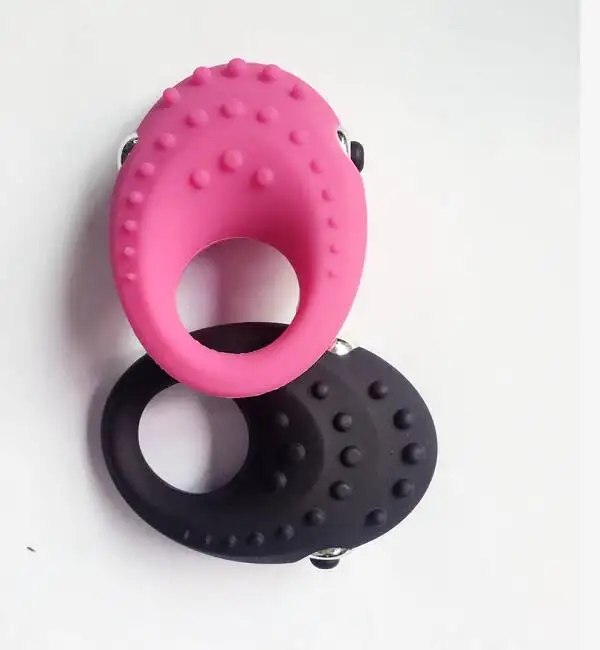 AVA Silicone Vibrating Double Cock Ring Sleeve Free Sample Customizable Cock Penis Vibrator Ring for Men Sex Products Category