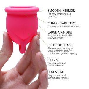 <span class=keywords><strong>Copa</strong></span> <span class=keywords><strong>Menstrual</strong></span> Ecológica para Mujer, <span class=keywords><strong>Copa</strong></span> <span class=keywords><strong>Menstrual</strong></span> de Silicona Suave, Reutilizable, Orgánica, para el Periodo Femenino - Product Image 2