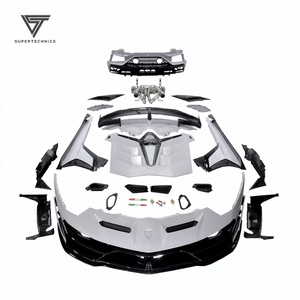 Kit Carrozzeria Completo in Fibra di Carbonio Semi-Lucida Stile SVJ per <span class=keywords><strong>Lamborghini</strong></span> <span class=keywords><strong>Aventador</strong></span> LP700 - Product Image 1