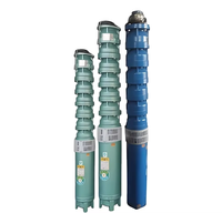 Pompe centrifuge submersible multi-étages à haut débit pour l'extraction d'eau de puits profonds